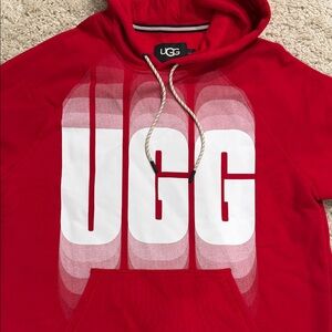 UGG Men's Red Hoodie L
